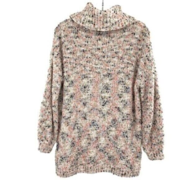 Anthropologie Moon & Madison Woman's Chunky Oversized Confetti Knit Sweater - Picture 9 of 12
